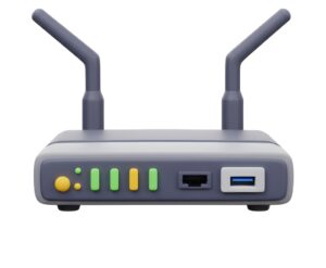 مخطط شبكة راوتر وأجهزة